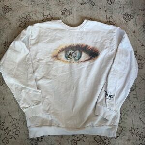 Boys Lie White Oversized Crew Neck